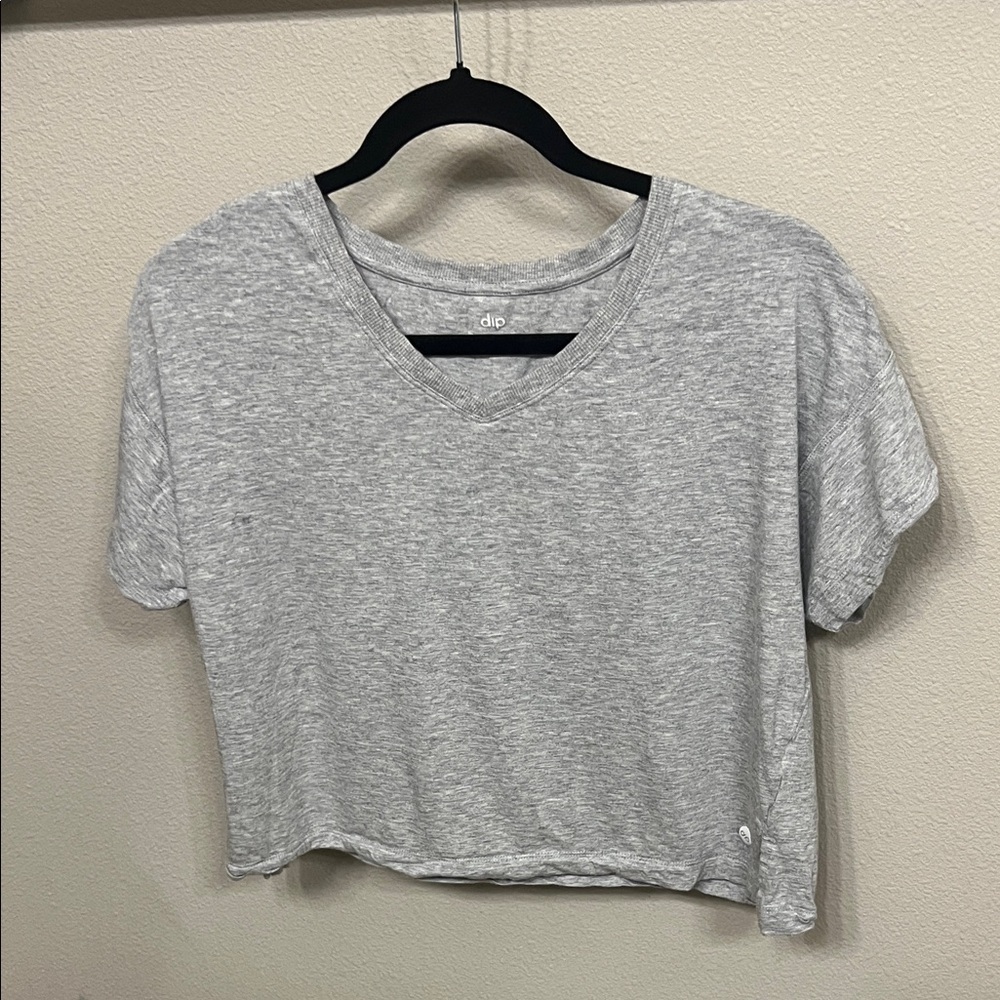 dip Heather Gray Women's Crop Top